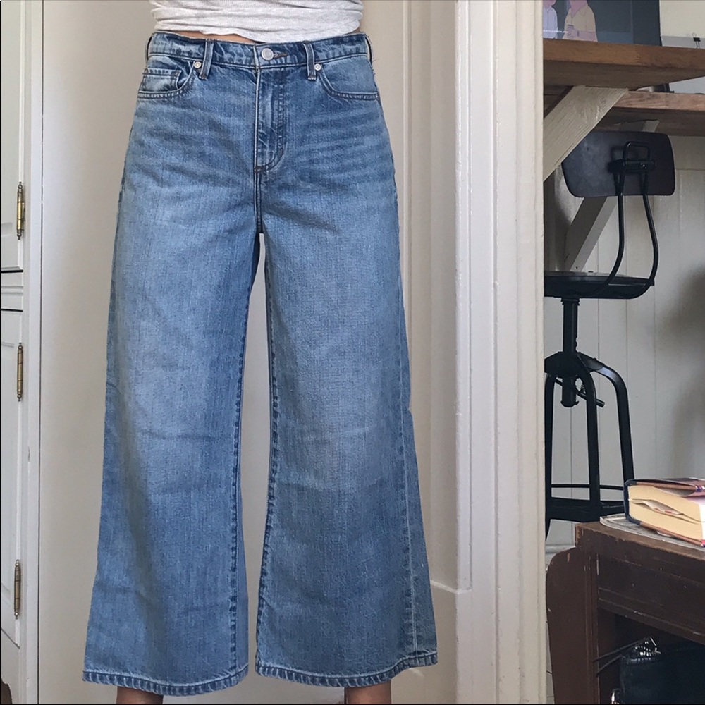 Wide Leg Crop Banana Republic Jeans